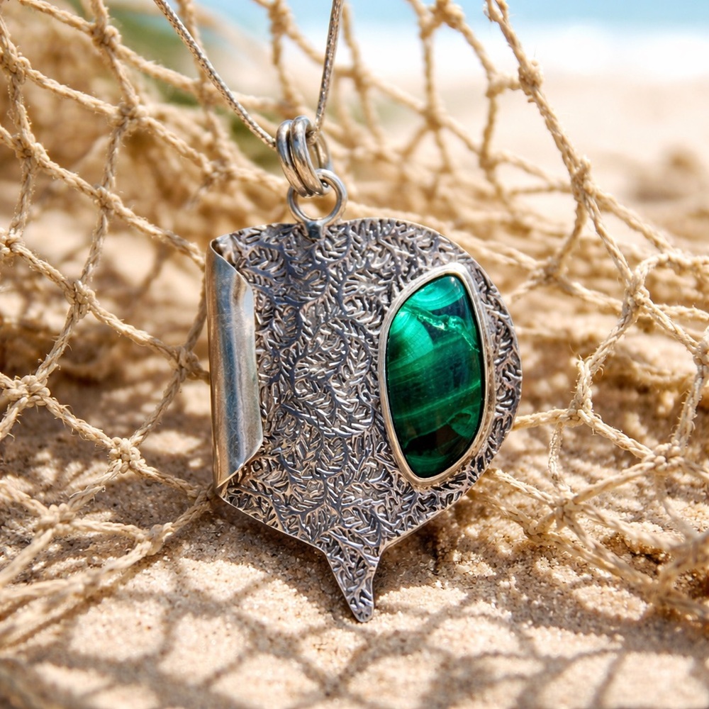 Unique Malachite Necklace